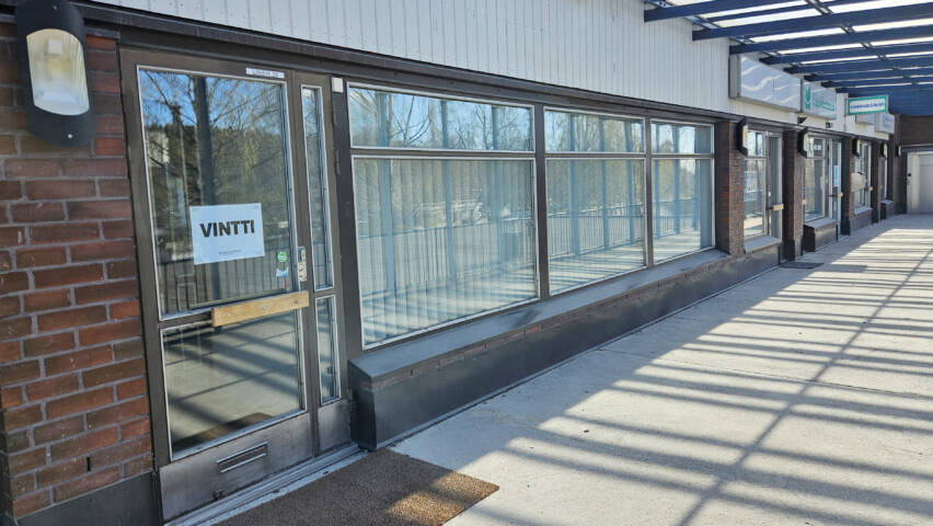 Kokoontumistila Vintin sisäänkäynti.