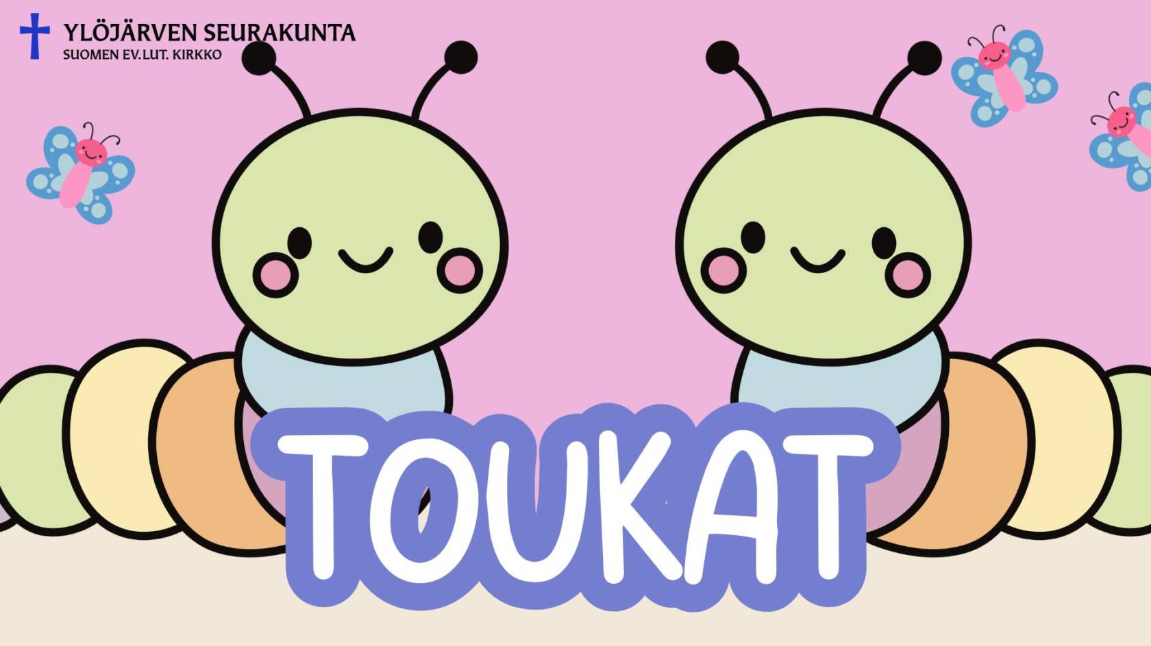 kuvassa kaksi piirrettyä toukkaa