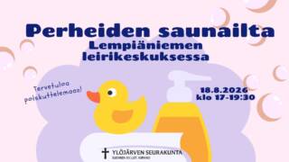sauna 18.8. perheille